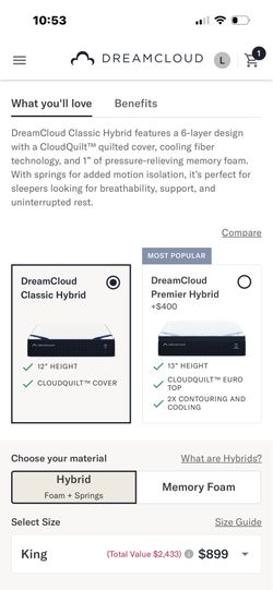 DreamCloud Class Hybrid