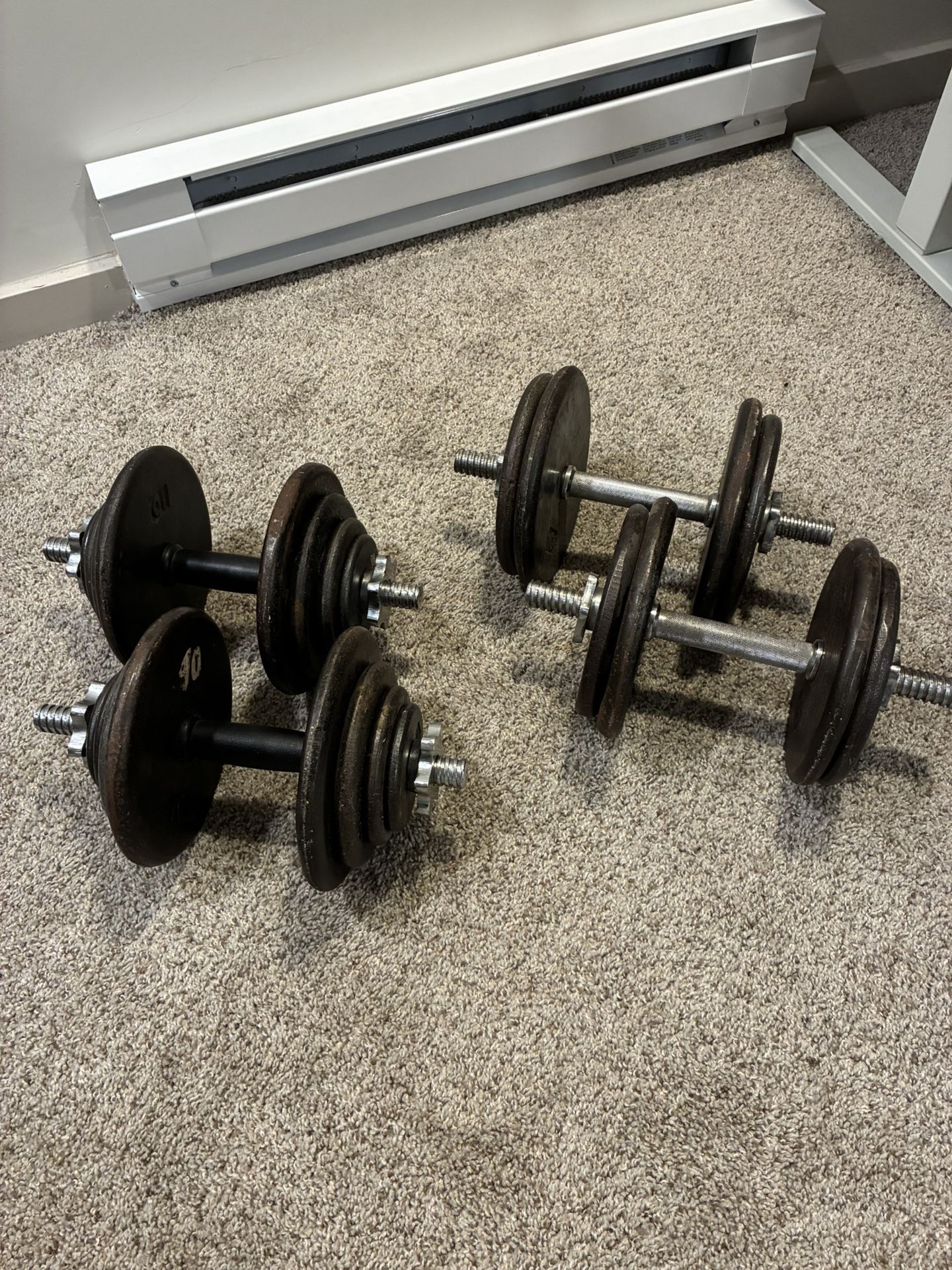 Adjustable Dumbbells - 145lbs Total