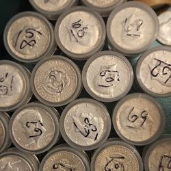 40% Silver Kennedy Half Dollar Rolls 20 Coins Below melt   