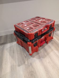 ​NEW Milwaukee Packout Tool Box & Organizer Set