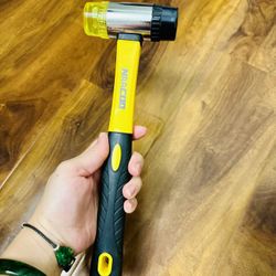 Double Face Mallet with Non Slip Rubber Grip Handle New Condition