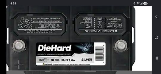 Diehard battery