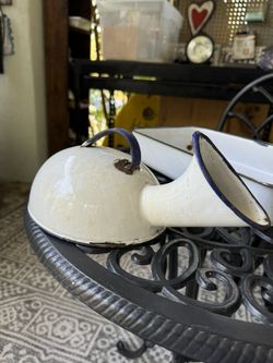 Vintage Porcelain, Hospital Tray And Urinal