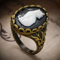 CAT 🐈‍⬛ RING VINTAGE STYLE SIZE 8 & 9 Left 