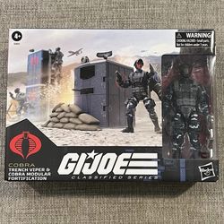 GI Joe Classified Trench Viper & Cobra Modular Fortification