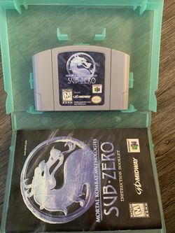 Sub zero mortal kombat Nintendo 64 Game