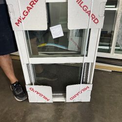 White Single Hung Window