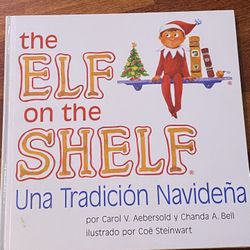 Elf On The Shelf Replacement BOOK Only Spanish Una Tradición Navideña 