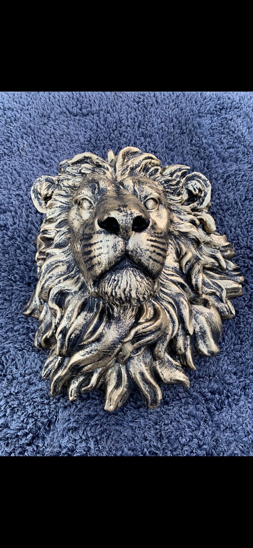Lion Bust Wall Hanger