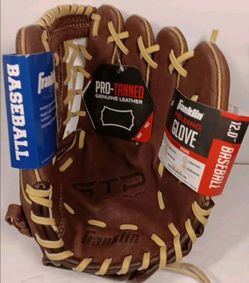 Brand New Franklin Sports RTP Pro Baseball Fielding Glove 12" Modified Trap Web Brown