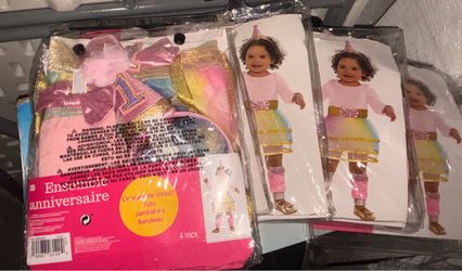 New baby girl birthday outfit