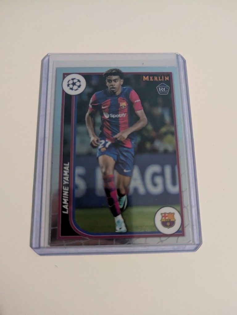 Topps Merlin lamine Yamal rookie card