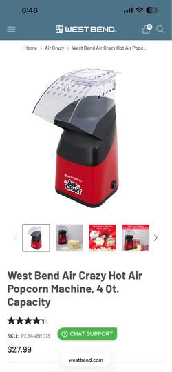 WEST BEND POPCORN MAKER