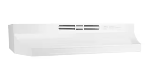 RL6200 Series 30 in. Ductless Under Cabinet Range Hood with Light in White