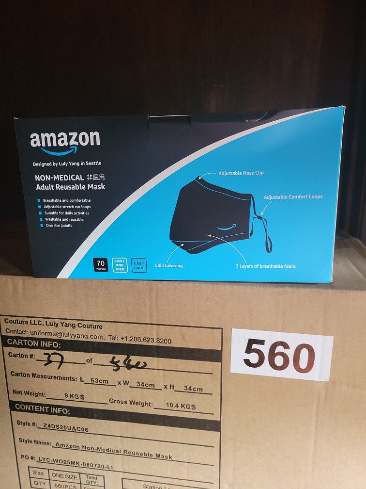 Amazon Employees Mask 70 In A Box