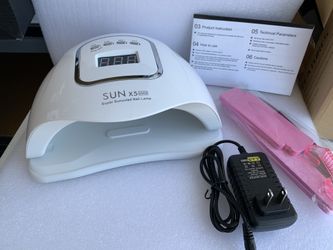 1set 80W 45 LED Nail Dryer Dryer UV Light for Gel Nail Polish with 4 Timer Setting