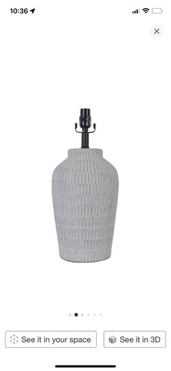 2 Brand New Large Target Lamp Bases