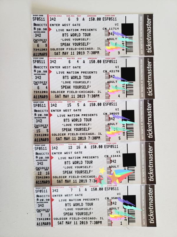 Bts World Tour Tickets