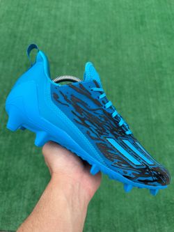 ADIDAS ADIZERO 12.0 “CYAN” FOOTBALL CLEATS (Size 10.5, Men’s)