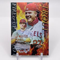 2021 Topps Baseball Fire Fired Up #FIU-2 Mike Trout