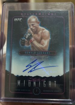 Donald Cerrone Autographed UFC Card