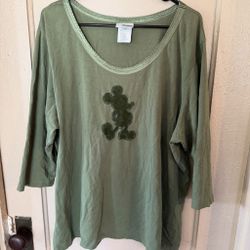 VTG Disney Women’s 2XL Mickey Blouse