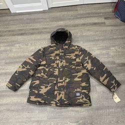 Men's Levi Strauss & Co. Arctic Cloth 6-Pocket Parka Jacket Camo Size XXXL