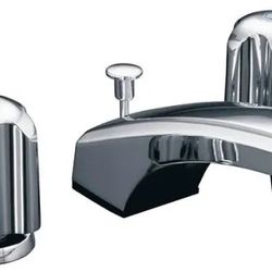 Widespread Lavatory Faucet With Metal Handles 11810-u-cp