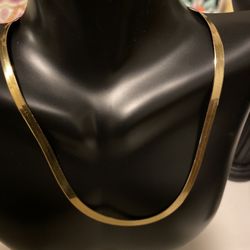 Italian Choker And Bracelet In 14k Gold 