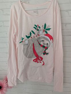 So - sloth Christmas T-shirt size 14-16