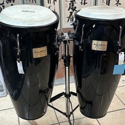 Tycoon Percussion 10 & 11 Supremo Conga Set w/Stand
