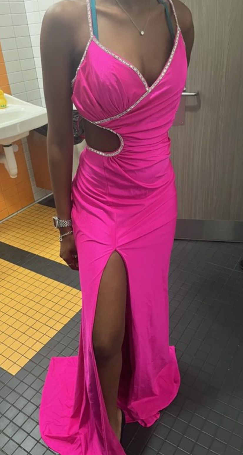 Pink Prom Dress Size L