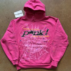 Pink Spider Hoodie 