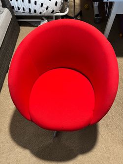 Red stylish chair