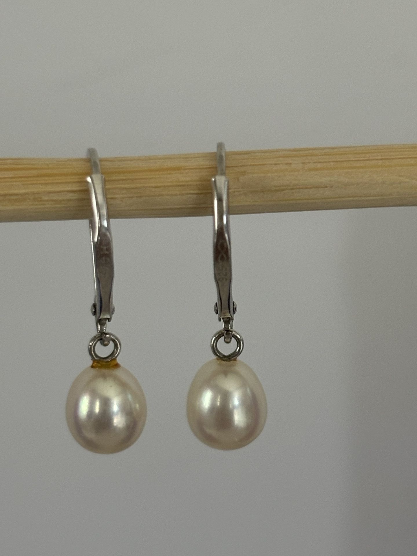 Silver 925 Pearl Earrings 