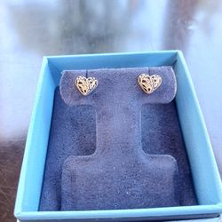 Silver Heart Earrings 