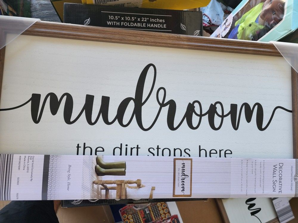 Mudroom Sign
