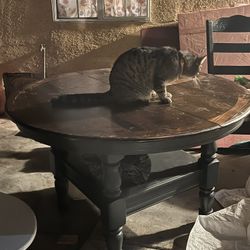 Wooden Table With Chairs