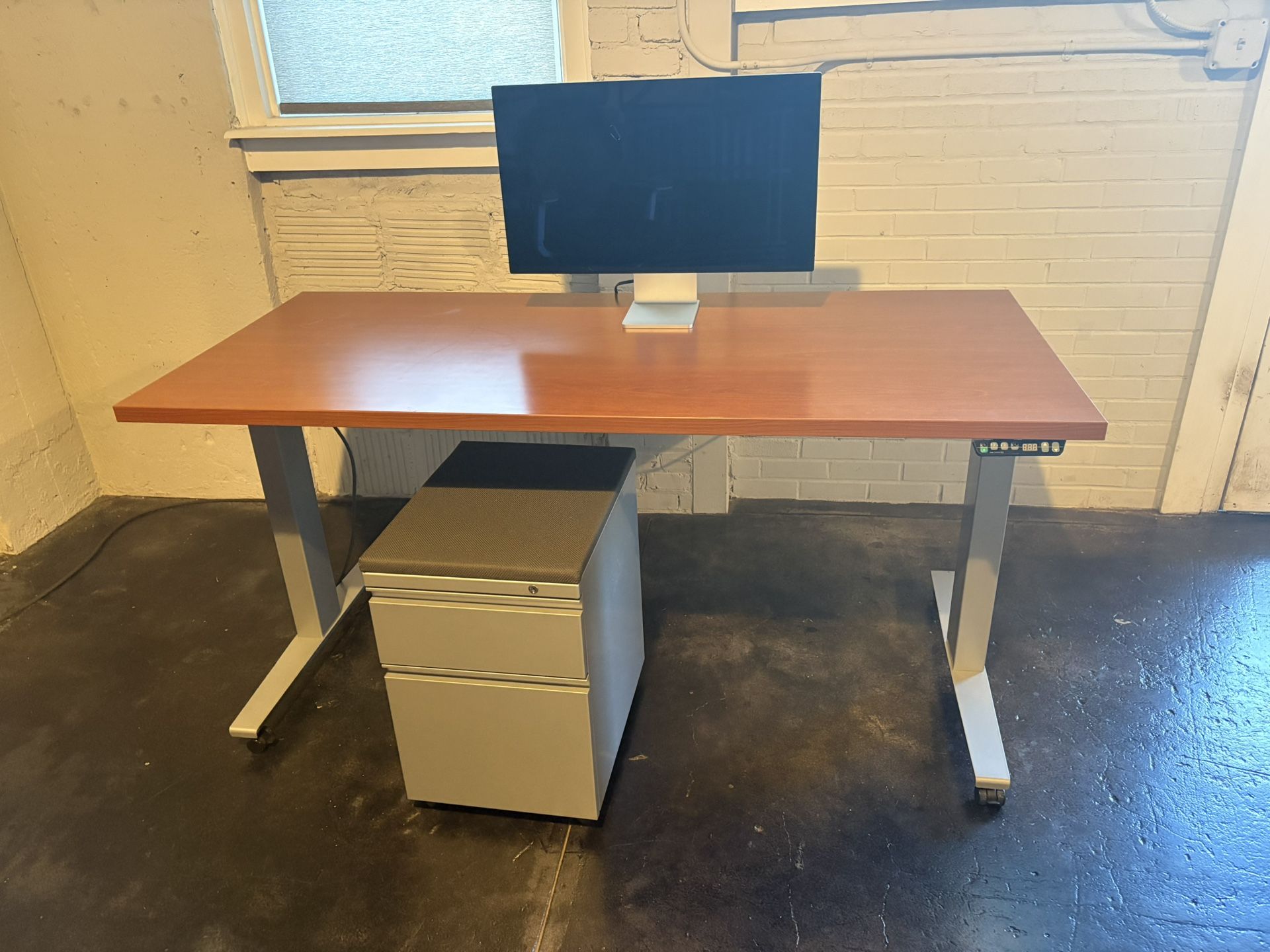 Herman Miller Standing Desk W/ Drawer Combo