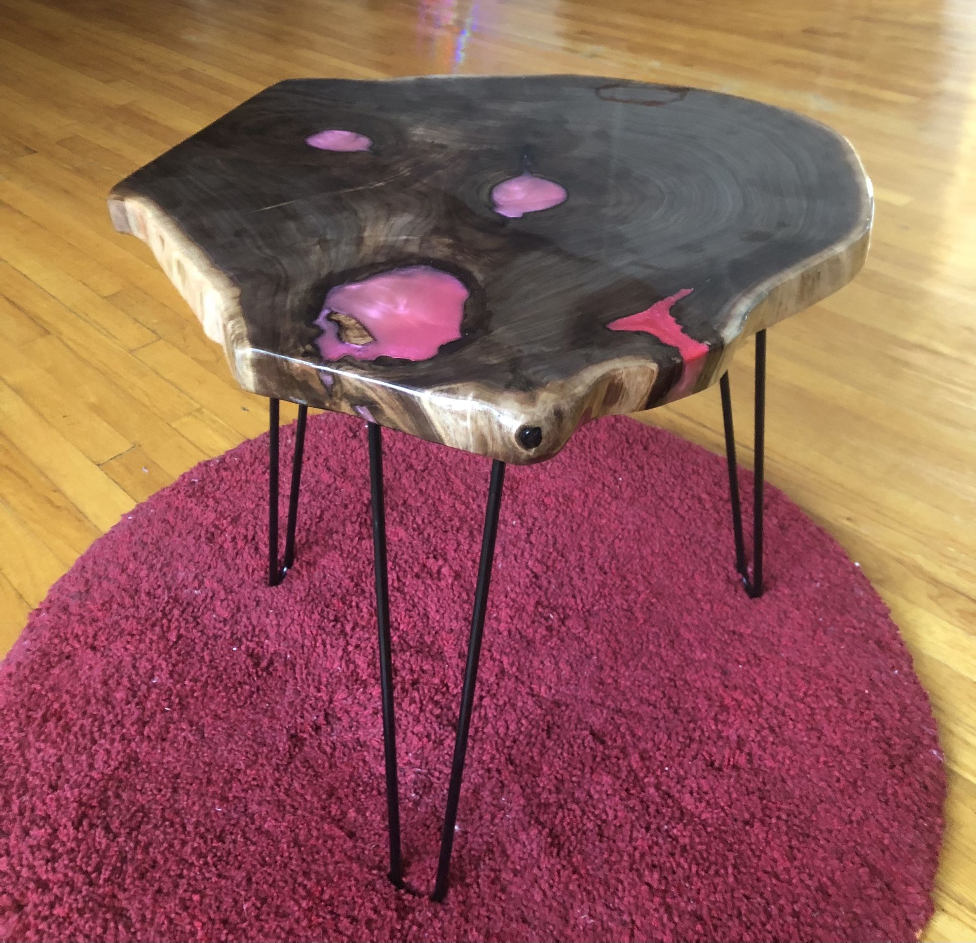 Black Walnut Epoxy Table