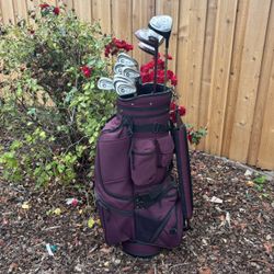 Jack Nicklaus Golden Bear Mega Golf Set (Driver+3w+5w+7w+4i-pw+sw+putter+bag)