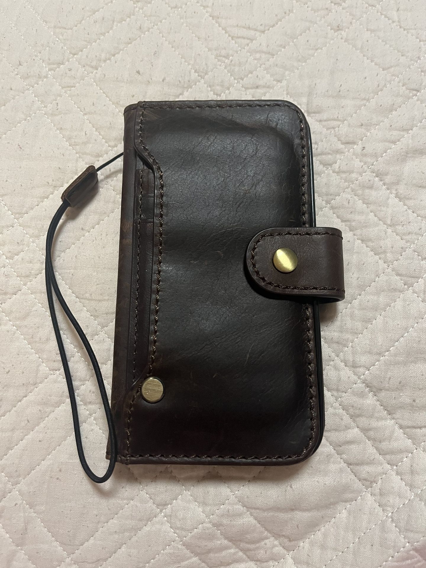 Genuine Leather Wallet & Holds Phone. 