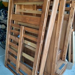 All Wood Twin Step  Bunk Beds