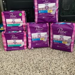 Poise Pads $15