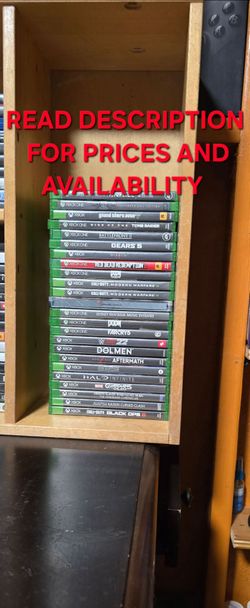 XBOX ONE  GAMES, FIRM PRICE, NO TRADE, GOOD CONDITION, READ DESCRIPTION FOR DETAILS