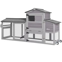 New in box Aivituvin- AIR61 Mobile Chicken Tractor for 2-3 Chickens( Inner Space 18.47ft²) - One Set