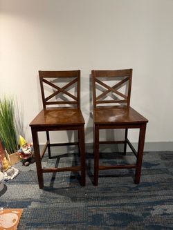 4 West Elm Barstools