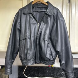 Leather Jacket, Men’s Size Medium