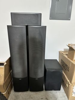 Infinity Speaker and Onkyo Amplifier