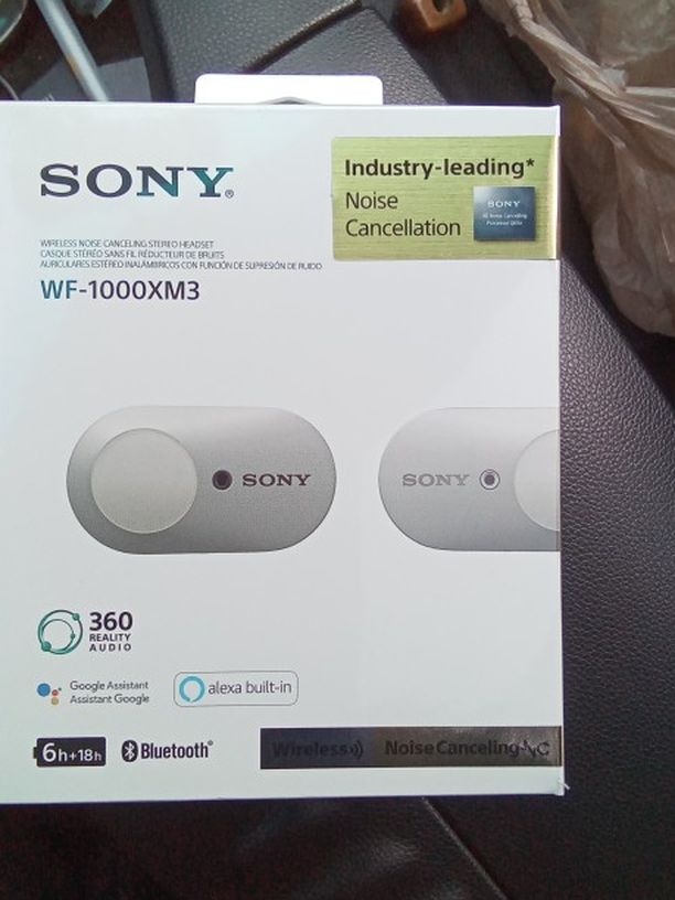 SONY WF-1000XM3 WIRELESS NOISE CANCELLING HEADPHONES